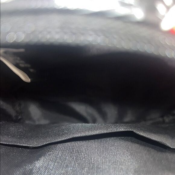 New Disney Black and Red Backpack with Fantasy Print 8x8x6.5 handle - Picture 6 of 7